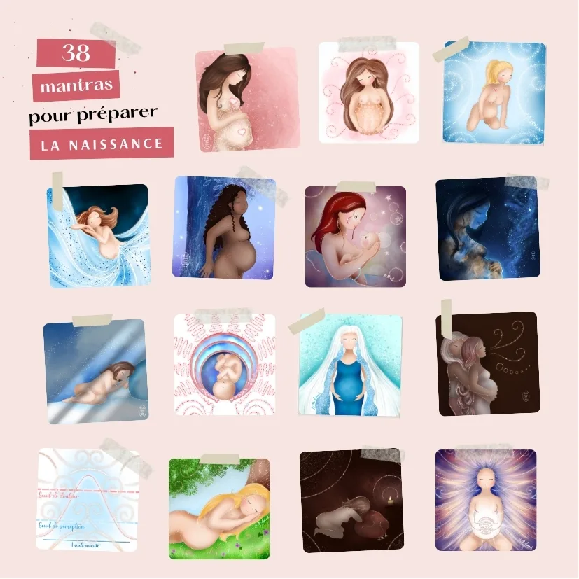 38 cartes Mantras pour préparer la Naissance - Grand format – Image 2