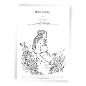 Coloriage grossesse et maternité en conscience - Bonne nuit mon ange Copyright 2023
