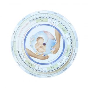 roue de suivi des saisons de la grossesse semaines d'aménorrhée période probable d'accouchement goniomètre