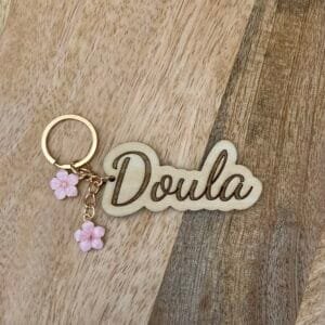 Porte-clés Doula et fleurs de cerisier