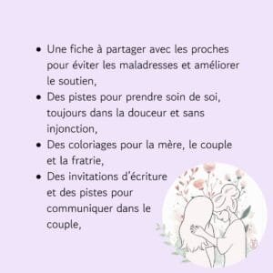 kit affiche cartes mantras oracle pour accompagner le deuil périnatal décès bébé arrêt de grossesse IMG IVG coloriages doula bonne nuit mon ange illustrations méditations soutien proches parents endeuillés deuil