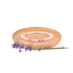 bracelet opale rose a+ tu es précieuse à mes yeux opale rose des andes