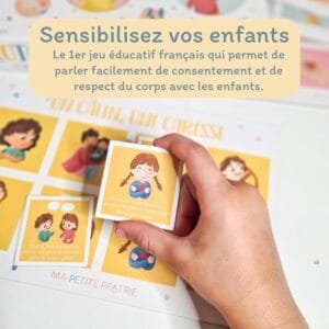 PRÉVENTION DES ABUS SEXUELS DÈS 3 ANS - "Mon Loto du Consentement" est conçu pour sensibiliser les enfants dès leur plus jeune âge aux notions de respect du corps, des limites et du consentement