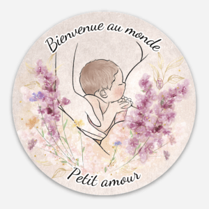 Autocollant - Bienvenue au monde